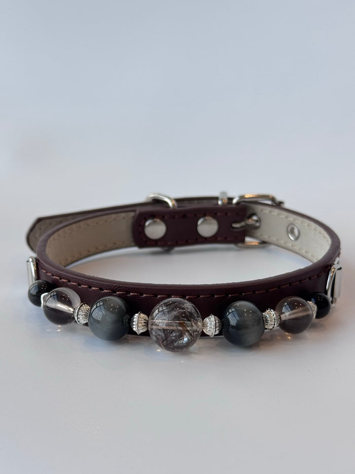 Midnight Obsidian Guardian Collar