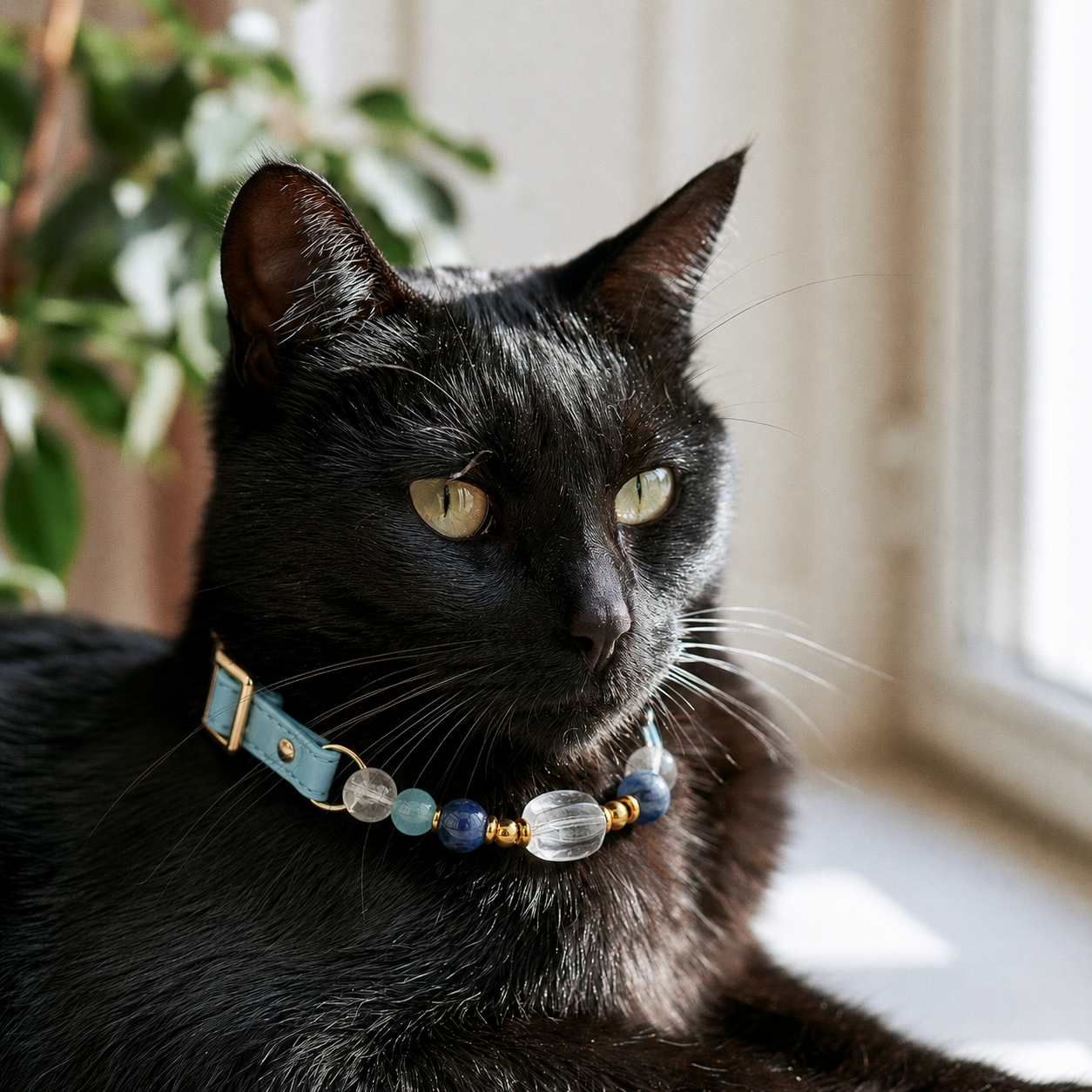 Azure Aquamarine Harmony Collar